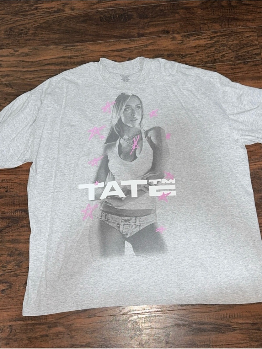 Tate McRae Miss Possessive World Tour Photo Tee - Grey